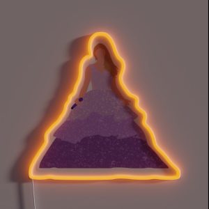 Speak Now Long Live Dress RGB Neon Sign