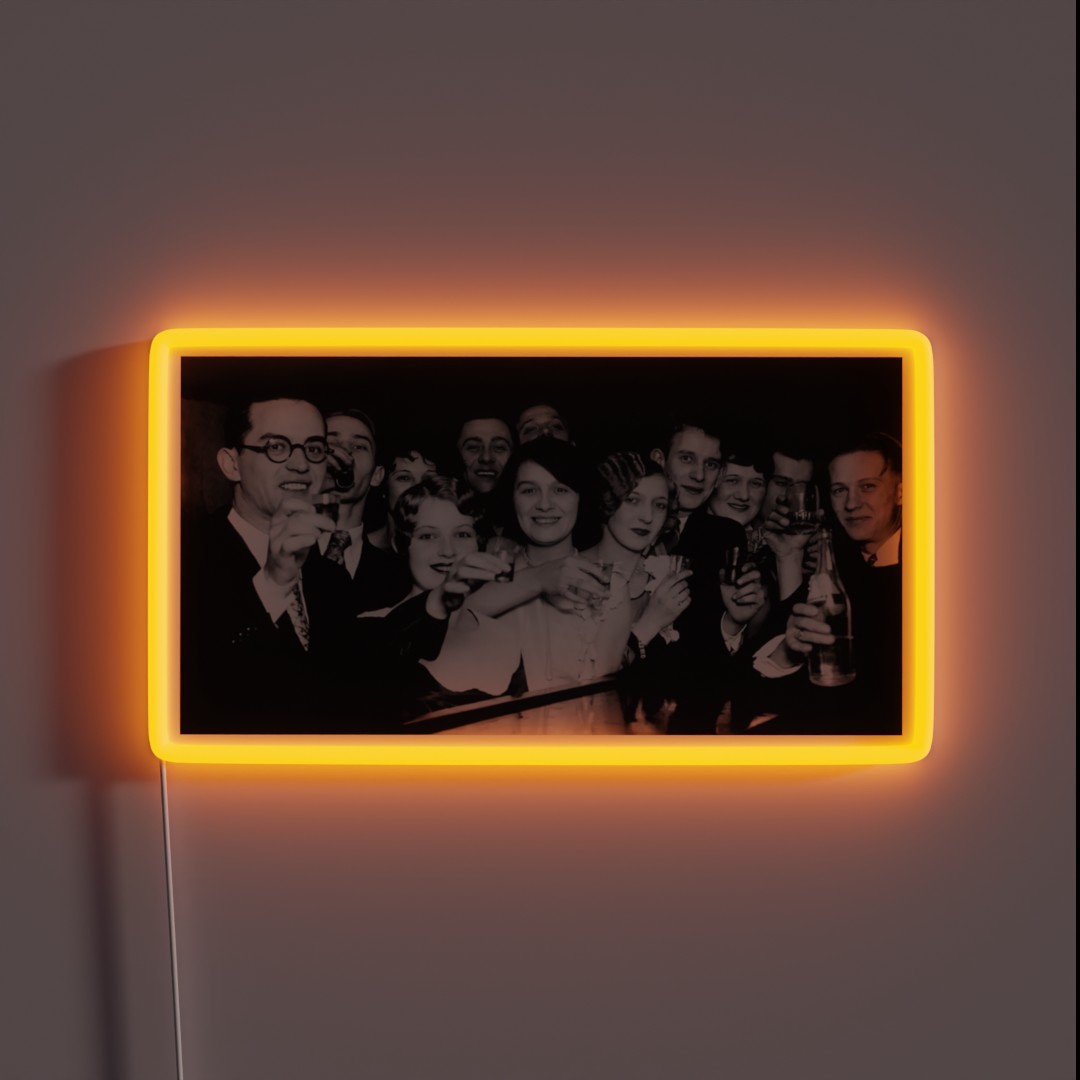 Speakeasy End Of U S Prohibition Celebration RGB Neon Sign Speakeasy End Of U S Prohibition Celebration RGB Neon Sign