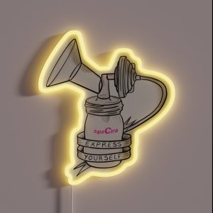 Spectra Breast Pump Express Yourself RGB Neon Sign Spectra Breast Pump Express Yourself RGB Neon Sign