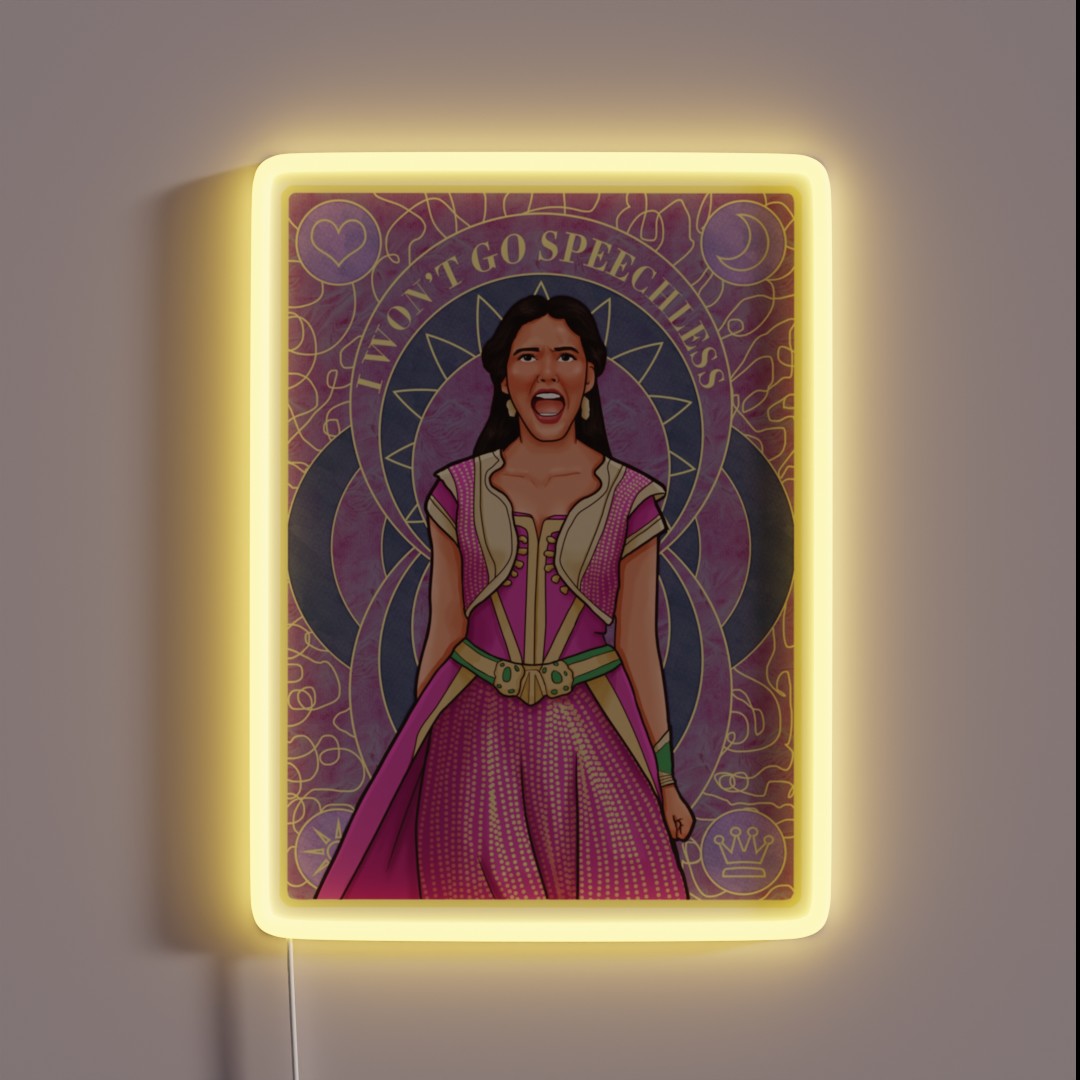 Speechless RGB Neon Sign Speechless RGB Neon Sign