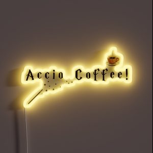 Spell To Attract Your Morning Coffee RGB Neon Sign
