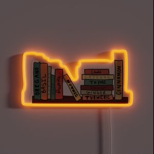 Spicy Book Lover Earthy Vibes Without Text RGB Neon Sign Spicy Book Lover Earthy Vibes Without Text RGB Neon Sign