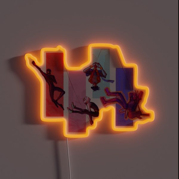 Spider Punk RGB Neon Sign
