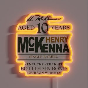 Spirited Drink By Henry Mckenna Your Favourite Malt RGB Neon Sign