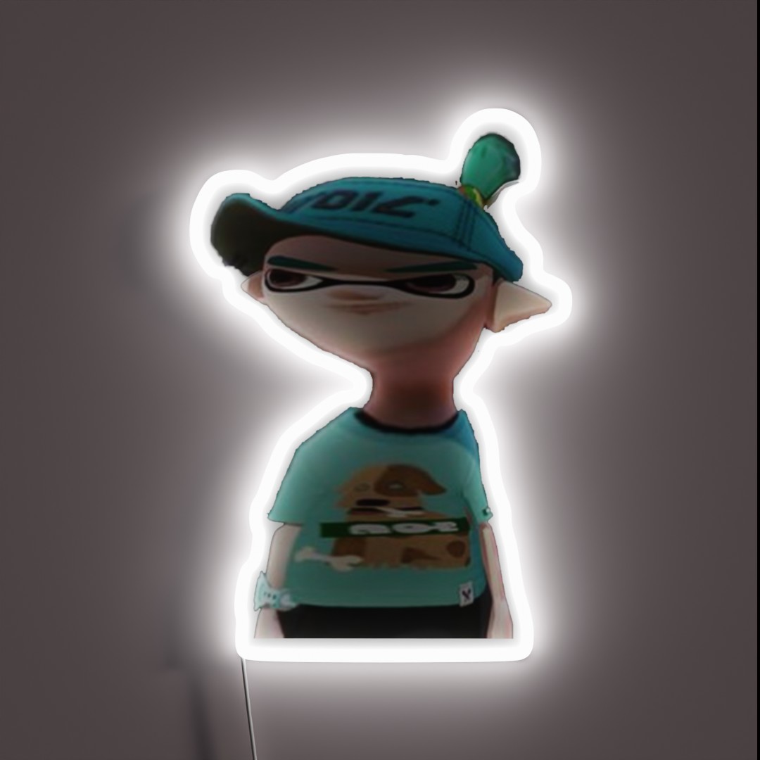 Splat Tim RGB Neon Sign Splat Tim RGB Neon Sign