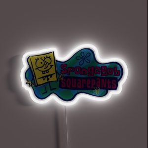 Spongebob Squarepants Logo RGB Neon Sign