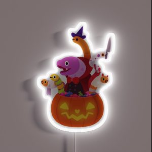 Spooky Eels RGB Neon Sign