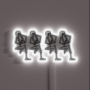 Spooky Scary Skeletons RGB Neon Sign Spooky Scary Skeletons RGB Neon Sign