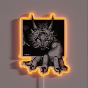 Spooky Xiao Posterized RGB Neon Sign