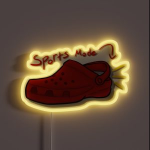 Sports Mode RGB Neon Sign