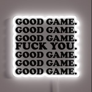 Sportsmanship RGB Neon Sign