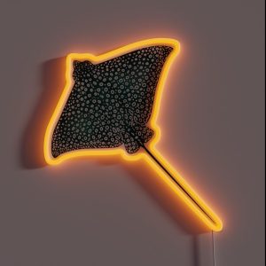 Spotted Eagle Ray RGB Neon Sign