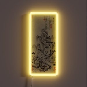 Spring Dawn Over The Elixir Terrace Restored Chinese Artwork RGB Neon Sign Spring Dawn Over The Elixir Terrace Restored Chinese Artwork RGB Neon Sign