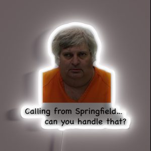 Springfield Pervert RGB Neon Sign Springfield Pervert RGB Neon Sign