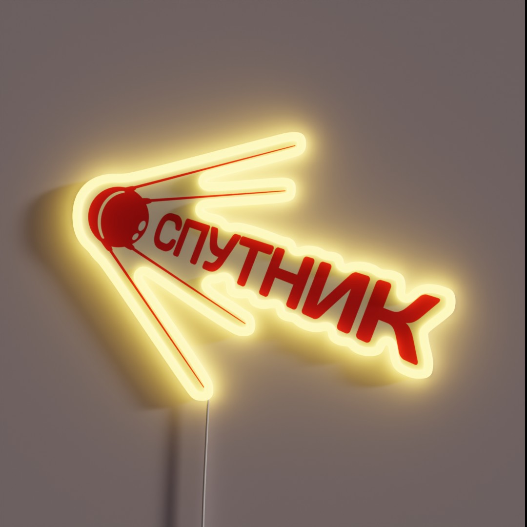 Sputnik 1957 Special RGB Neon Sign Sputnik 1957 Special RGB Neon Sign