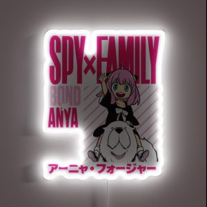 Spy X Family Anya And Bond RGB Neon Sign Spy X Family Anya And Bond RGB Neon Sign