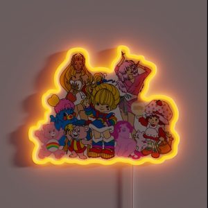 Squad 80s Cartoons RGB Neon Sign