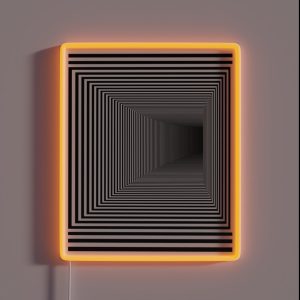 Squarehole RGB Neon Sign