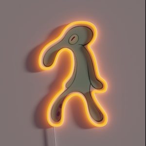 Squidward Abstract Painting Cutout RGB Neon Sign Squidward Abstract Painting Cutout RGB Neon Sign