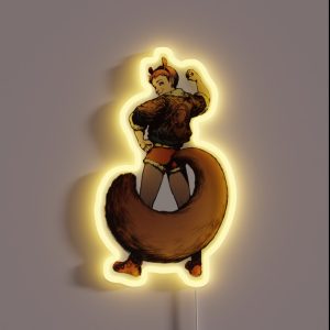 Squirrel Girl 2 RGB Neon Sign Squirrel Girl 2 RGB Neon Sign