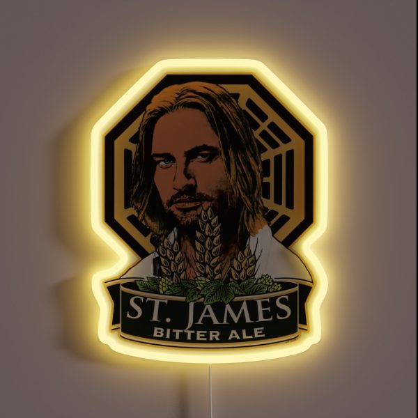 St James Bitter Ale RGB Neon Sign