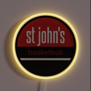 St John S Basketball RGB Neon Sign St John S Basketball RGB Neon Sign