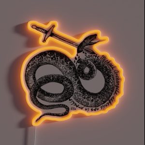 St Michael The Archangel Defend Us In Battle Latin Catholic RGB Neon Sign