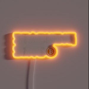 Stacking Sats Nakamoto Satoshi Bitcoin Crypto Cryptocurrency RGB Neon Sign