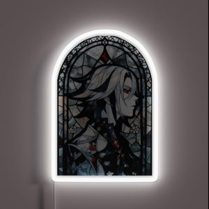 Stained Glass Arlecchino RGB Neon Sign