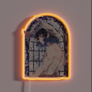 Stained Glass Beast Slayer RGB Neon Sign
