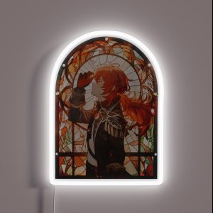 Stained Glass Diluc RGB Neon Sign Stained Glass Diluc RGB Neon Sign