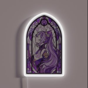Stained Glass Keqing RGB Neon Sign Stained Glass Keqing RGB Neon Sign