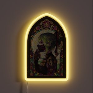Stained Glass Kuki Shinobu RGB Neon Sign Stained Glass Kuki Shinobu RGB Neon Sign