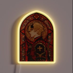 Stained Glass Thoma RGB Neon Sign