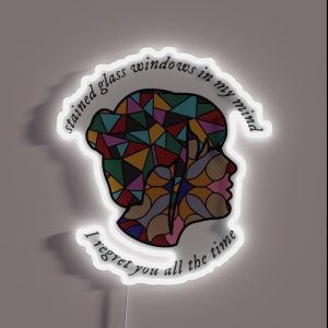 Stained Glass Windows RGB Neon Sign