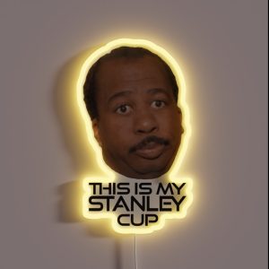 Stanley Cup Mug Of Stanley Hudson From The Office RGB Neon Sign