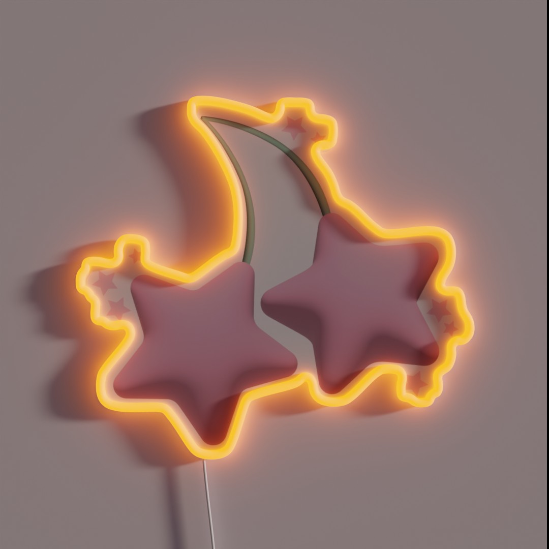 Star Cherries RGB Neon Sign Star Cherries RGB Neon Sign