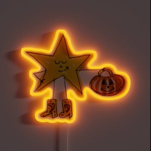 Star Guy Trick Or Treat RGB Neon Sign