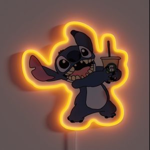 Starbucks Stitch RGB Neon Sign