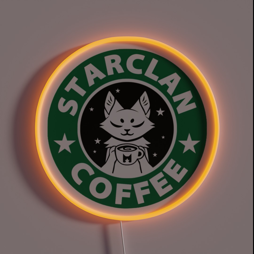 Starclan Coffee RGB Neon Sign Starclan Coffee RGB Neon Sign