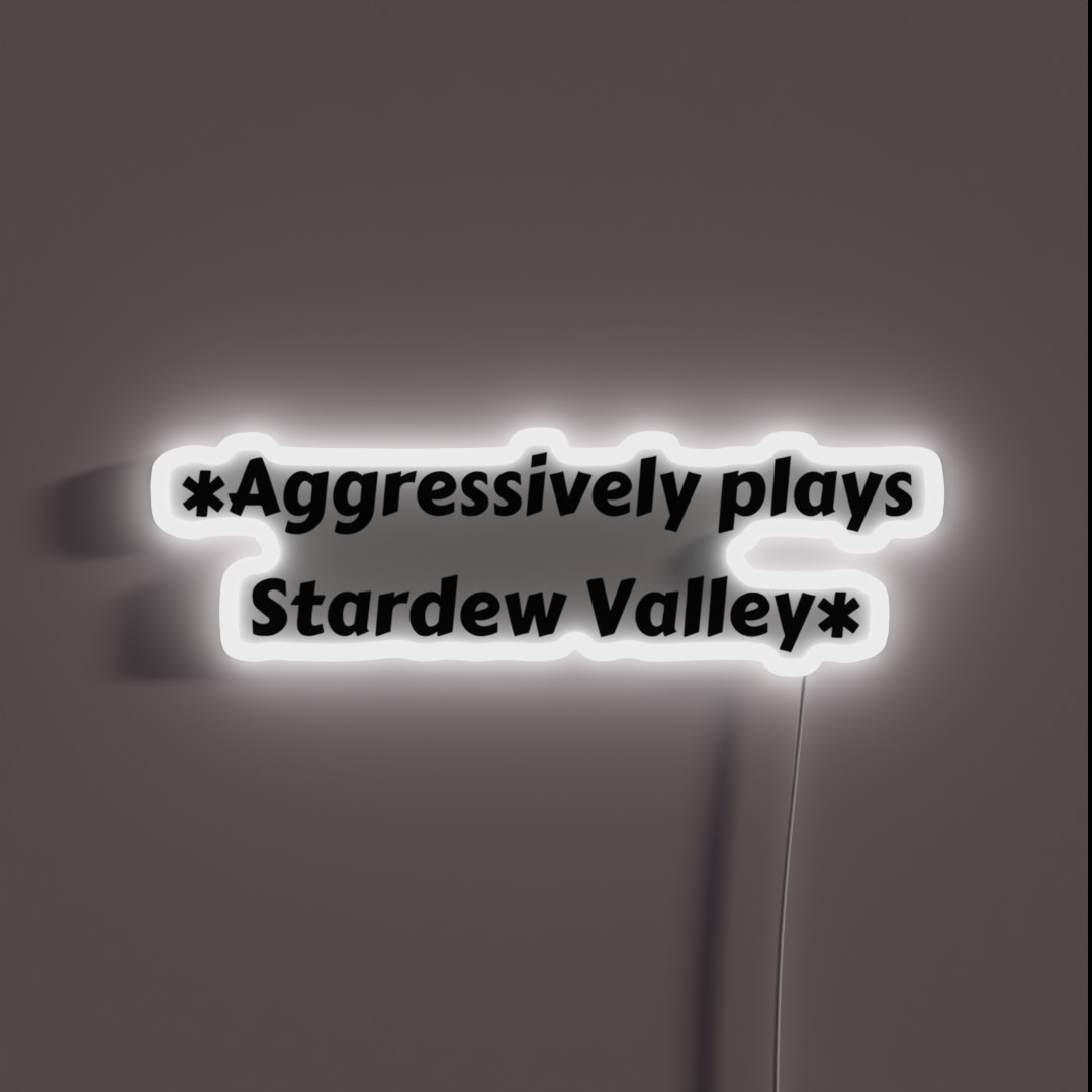 Stardew Valley RGB Neon Sign Stardew Valley RGB Neon Sign