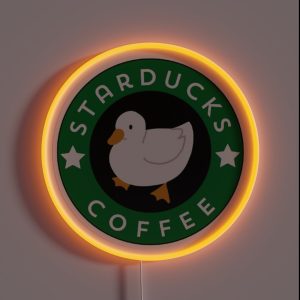 Starducks Coffee Logo RGB Neon Sign Starducks Coffee Logo RGB Neon Sign