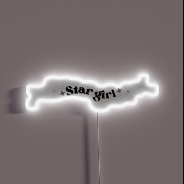 Stargirl Lyrics RGB Neon Sign