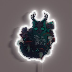Stars Can T Shine Without Darkness RGB Neon Sign