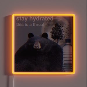Stay Hydrated RGB Neon Sign