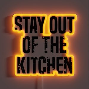 Stay Out Of The Kitchen RGB Neon Sign Stay Out Of The Kitchen RGB Neon Sign