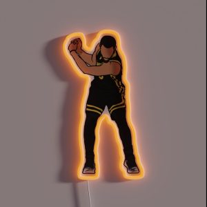 Steph Curry Golf Celebration RGB Neon Sign