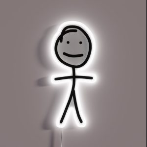 Stickperson RGB Neon Sign