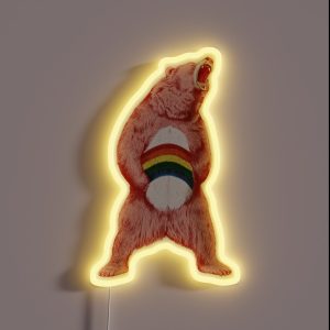 Still Caring Bear RGB Neon Sign Still Caring Bear RGB Neon Sign