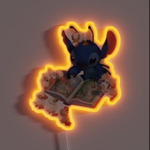 Stitch Ducks RGB Neon Sign